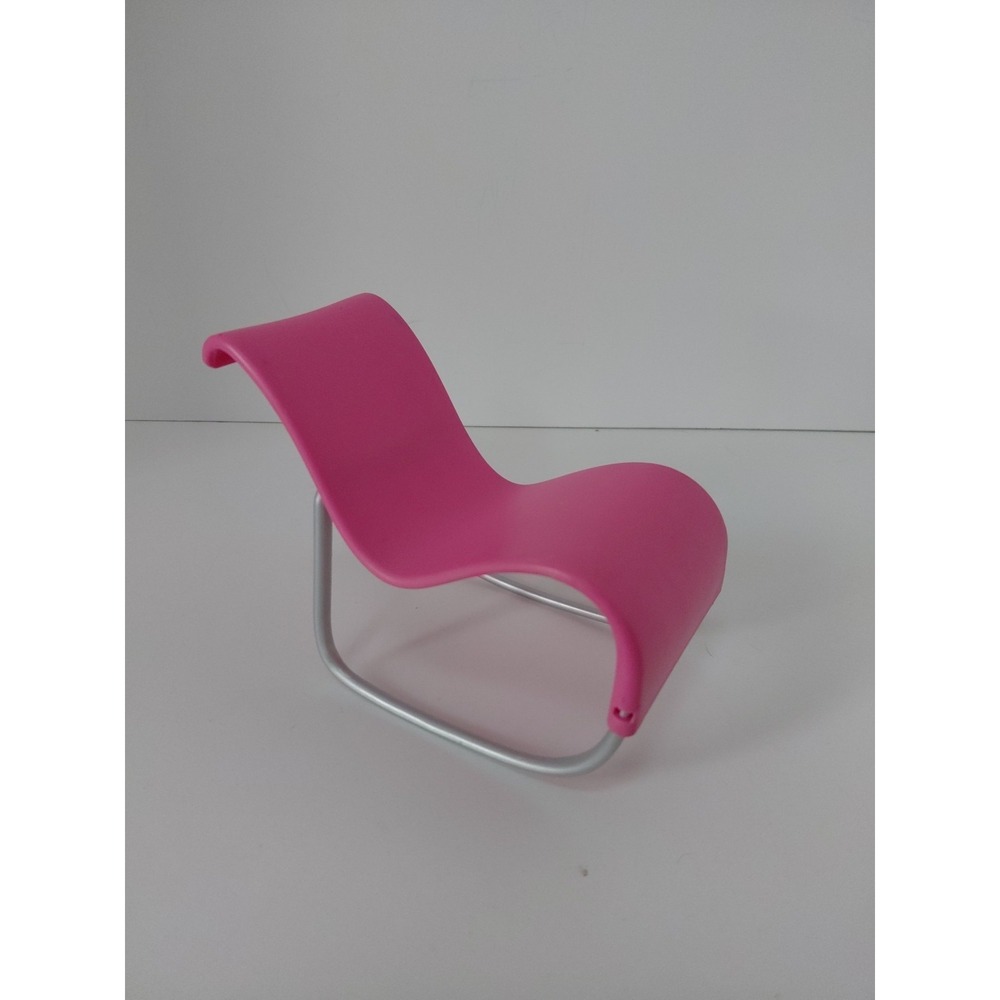 2007 Barbie Doll‎ Hot Pink Rocking Lounge Chair Living Room Furniture Rare
